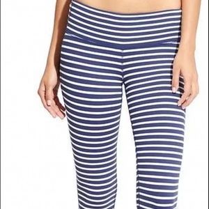 Athleta Stripes Chaturanga Capri